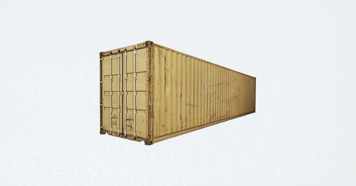 40 pėdų (Dry Cube) - Naudotas